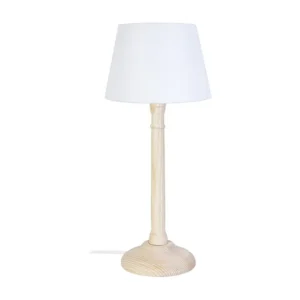 Candeeiro de mesa TOSEL CASHEMIRE tecido certo azul D30 x H51 cm
