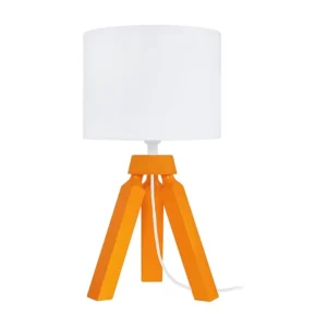 Candeeiro de mesa TOSEL COCHIN tecido certo colori D30 x H54 cm