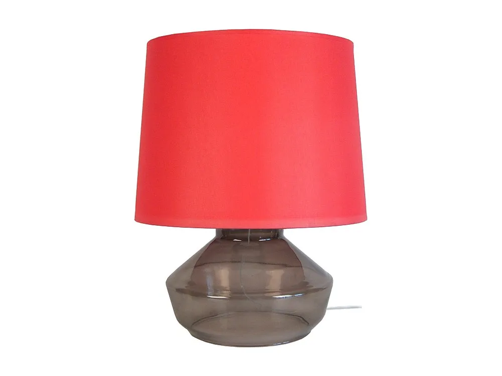 Candeeiro de mesa TOSEL TRIDENT tecido tripé preto D30 x H62 cm
