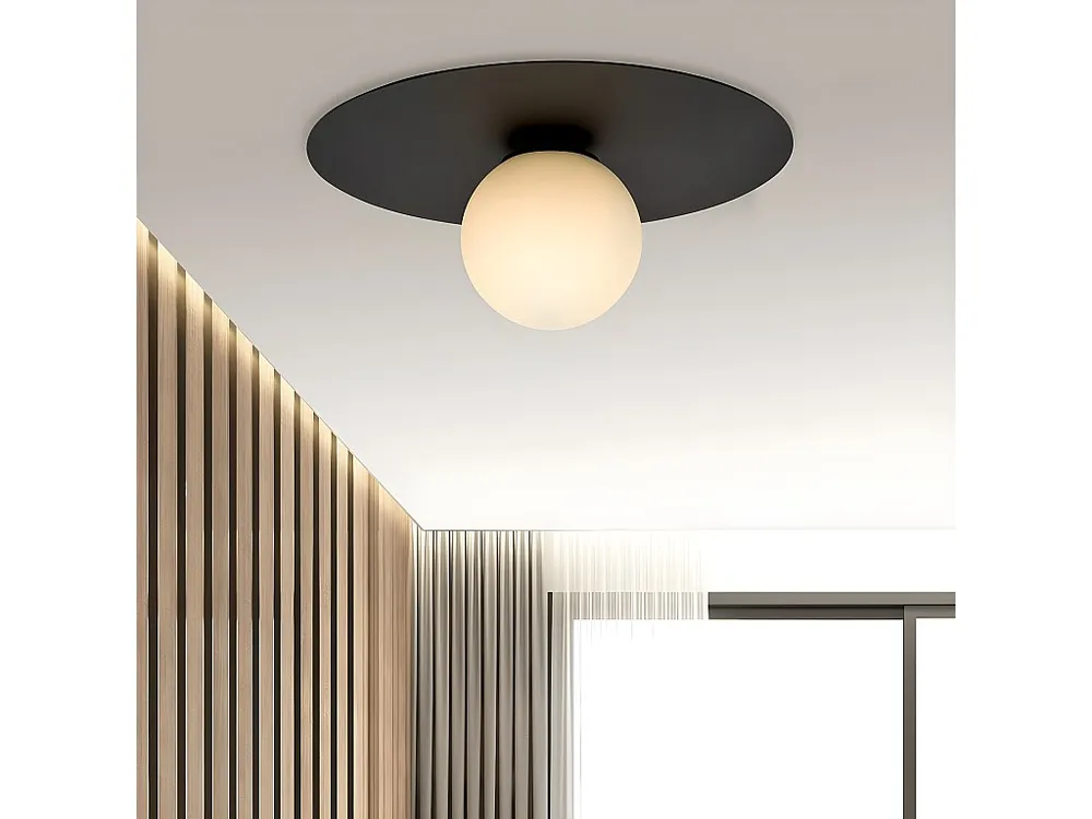Candeeiro de Teto Solar, Preto, 43x19x43 cm, EPIKASA