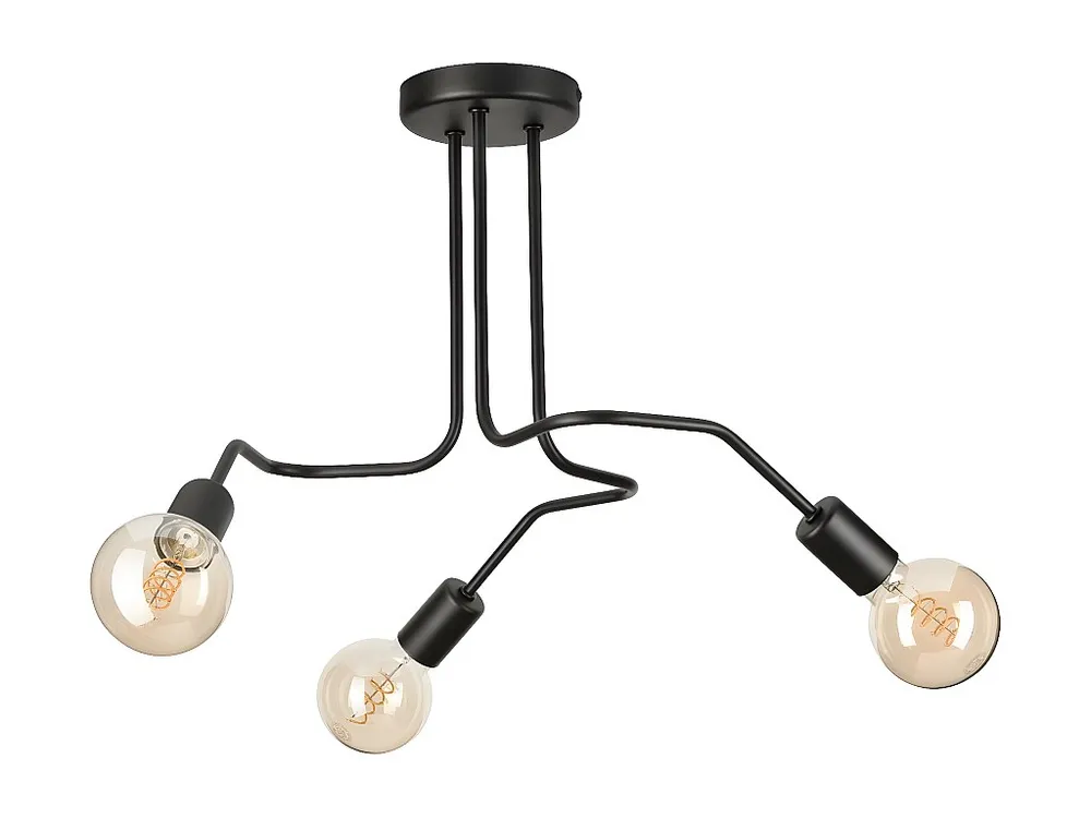 Candeeiro Suspenso Damiano, Preto, 40x55x55 cm, EPIKASA