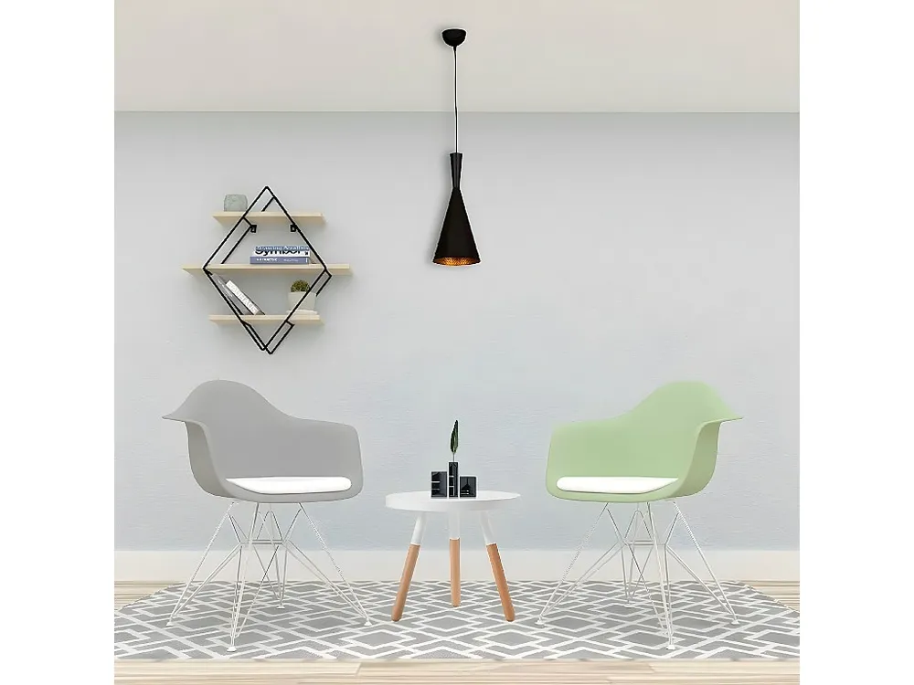 Candeeiro Suspenso Varese, Preto, Dourado, 19 x 19 x 136 cm, EPIKASA