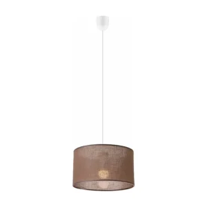 Candeeiro Suspenso Vivian, Castanho, 70x35x35 cm, EPIKASA