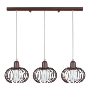 Suspensão TOSEL AFONSO metal bar castanho D60 x H80 cm