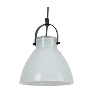 Suspensão TOSEL ANDERSEN vidro cônico opala D18 x H80 cm