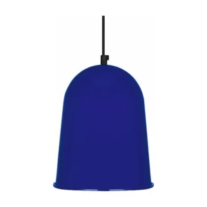 Suspensão TOSEL BALLE ROULÉ metal cúpula azul D21 x H84 cm