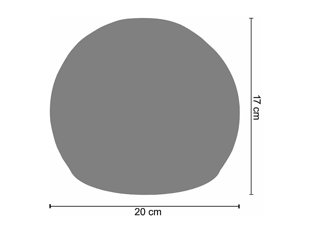 Suspensão TOSEL BOUCLE LACY metal geométrico cinza D25 x H110 cm
