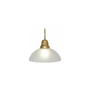Suspensão TOSEL CARLOT 3 vidro cúpula cetim D40 x H70 cm