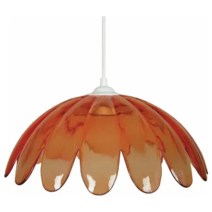 Suspensão TOSEL CLOCHE metal cúpula cinza D31 x H90 cm