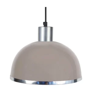 Suspensão TOSEL DEMI BOULE C metal cúpula céu azul D30 x H68 cm