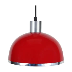 Suspensão TOSEL DEMI BOULE C metal cúpula anis D30 x H68 cm