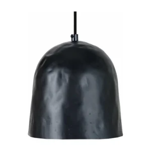 Suspensão TOSEL ELIOT vidro Sino cobre D20 x H80 cm