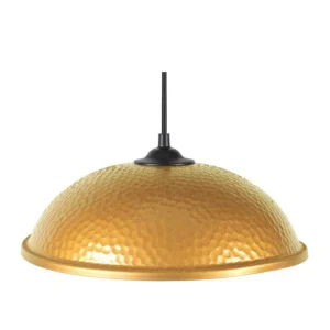 Suspensão TOSEL KÂNPUR cordão de algodão globo âmbar D32 x H90 cm