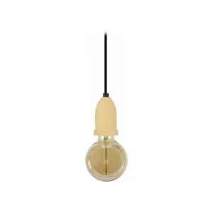 Suspensão TOSEL LI lâmpada decorativa cônico vermelho D9,5 x H80 cm