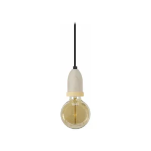 Suspensão TOSEL LI lâmpada decorativa quadrado azul D9,5 x H80 cm