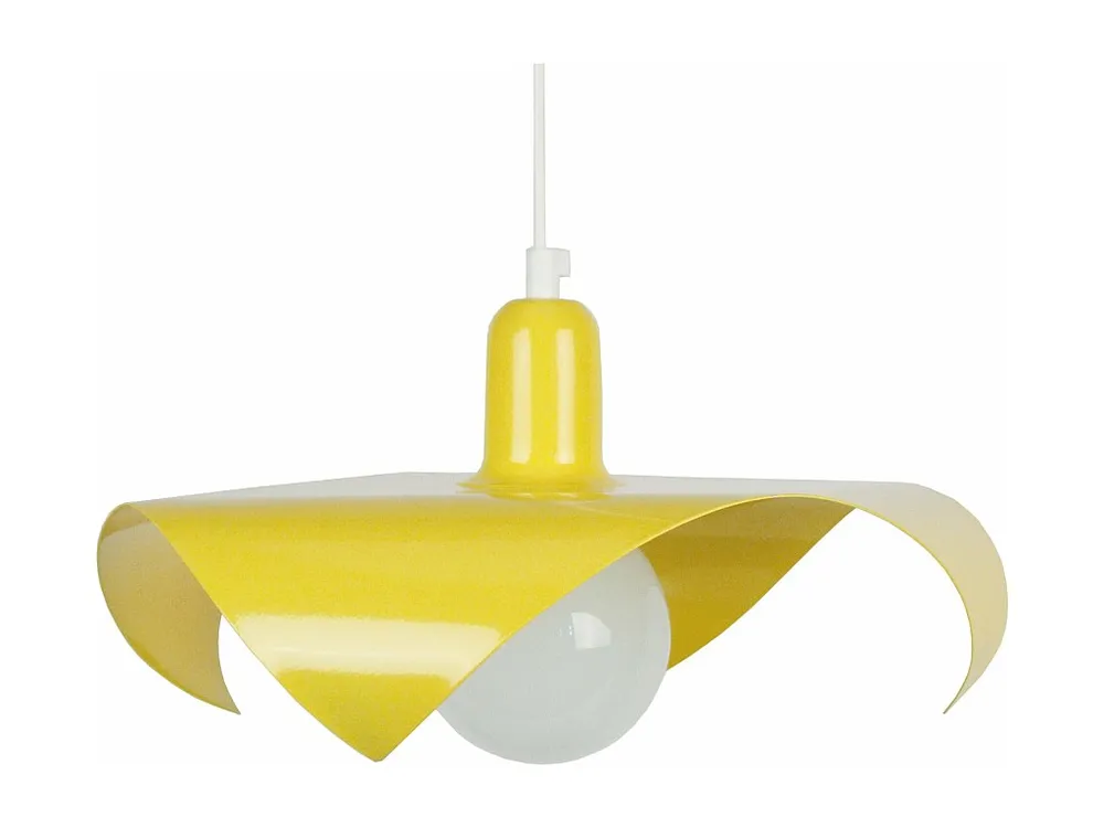 Suspensão TOSEL MOUCHOIR vidro globo branco D35 x H77 cm