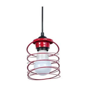 Suspensão TOSEL SAMILA vidro tigela Verde D14,5 x H70 cm