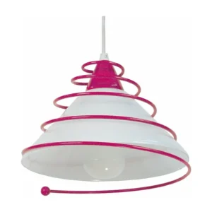Suspensão TOSEL SPIRALITO metal bar antracite D80 x H80 cm