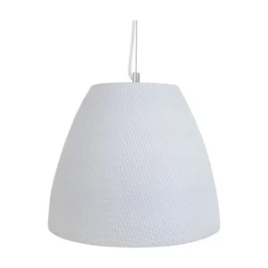 Suspensão TOSEL TROFA metal cúpula azul D32 x H75 cm
