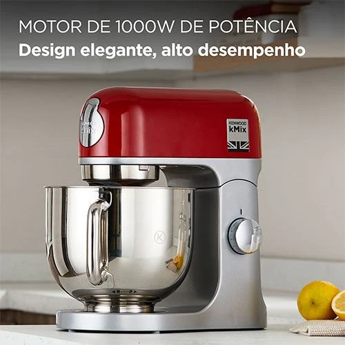 Robot de Cozinha Kenwood kMix KMX750RD para Chefs Amadores