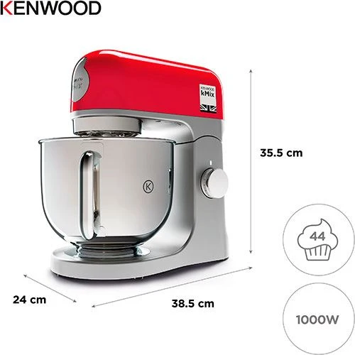 Robot de Cozinha Kenwood kMix KMX750RD para Chefs Amadores