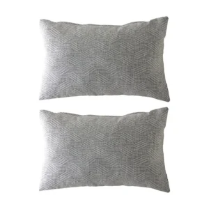 Pacote de capas de almofada Guy Laroche Tevere-b 30x50 (2) cinza