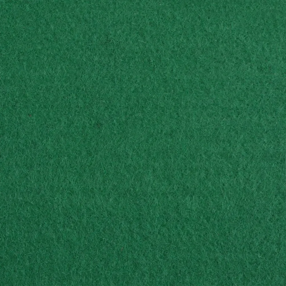 Carpete liso para eventos 1x12 m verde (Antialérgico)