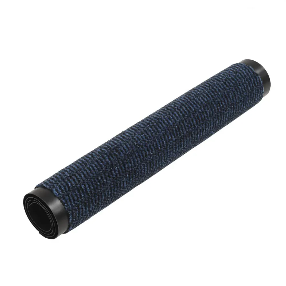 Tapete controlo de pó retangular tufado 40x60 cm azul vidaXL