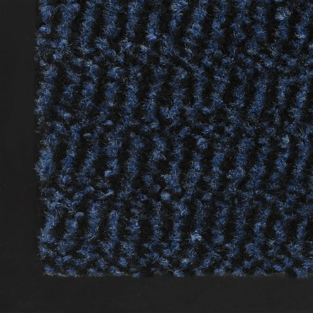 Tapete controlo de pó retangular tufado 40x60 cm azul vidaXL