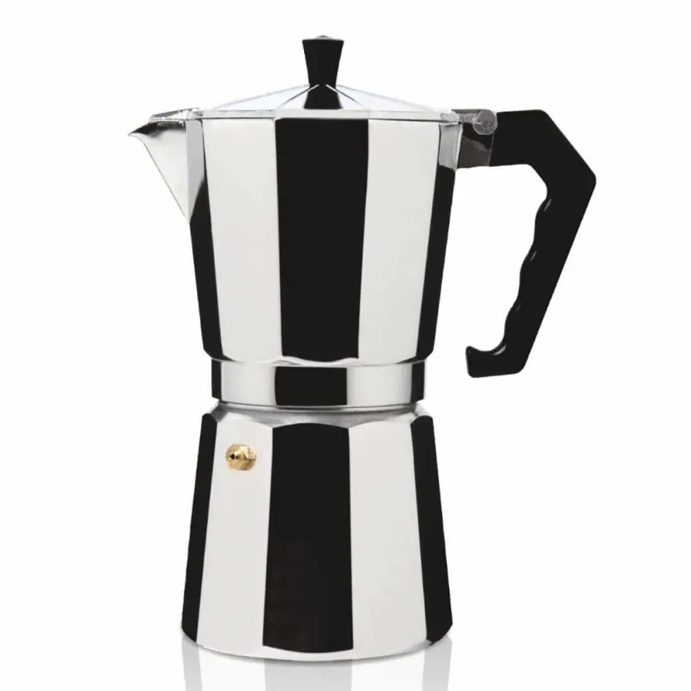 Processador de Alimentos Cafeteira HAEGER MOKA Pot 9 - Em alumínio 9 chávenas