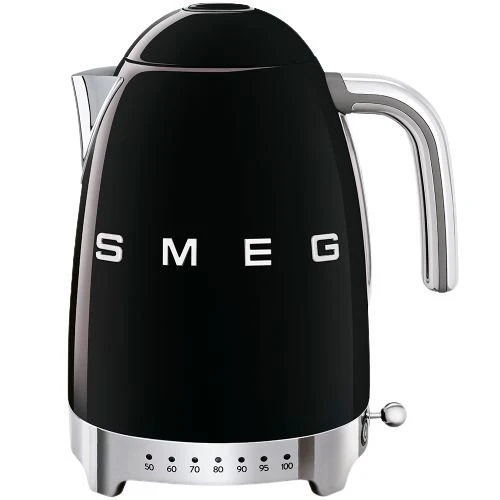 Chaleira Elétrica Smeg Linea Anni'50 KLF04BLEU - Preta