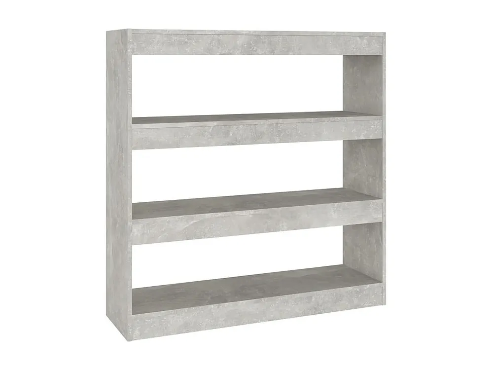 Caixa Decorativa de Estante/divisória 100x30x103 cm cor cinzento cimento
