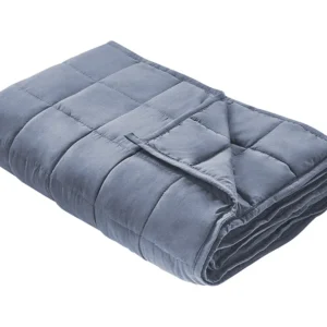Cobertor pesado 4 kg azul 100 x 150 cm NEREID Beliani