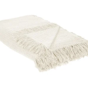 Colcha YERBENT Algodão 220 x 240 cm Branco creme compatible Cama de Solteiro
