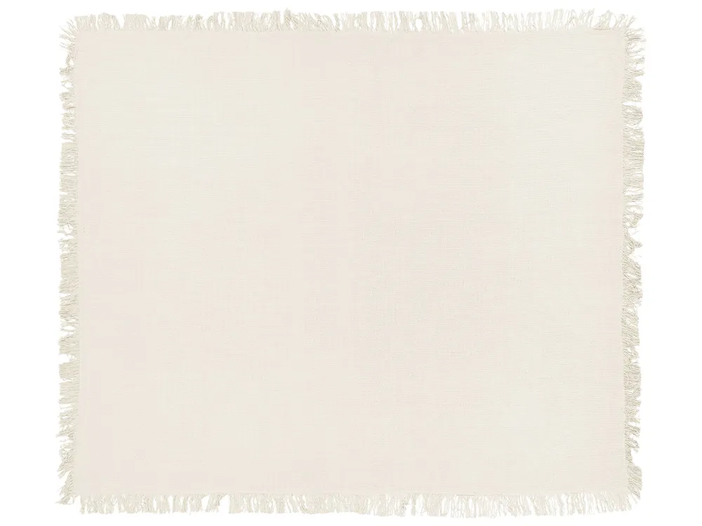 Colcha YERBENT Algodão 220 x 240 cm Branco creme compatible Cama de Solteiro