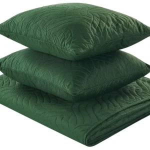 Térmico Regulador Colcha com almofadas BABAK 140 x 210 cm Verde