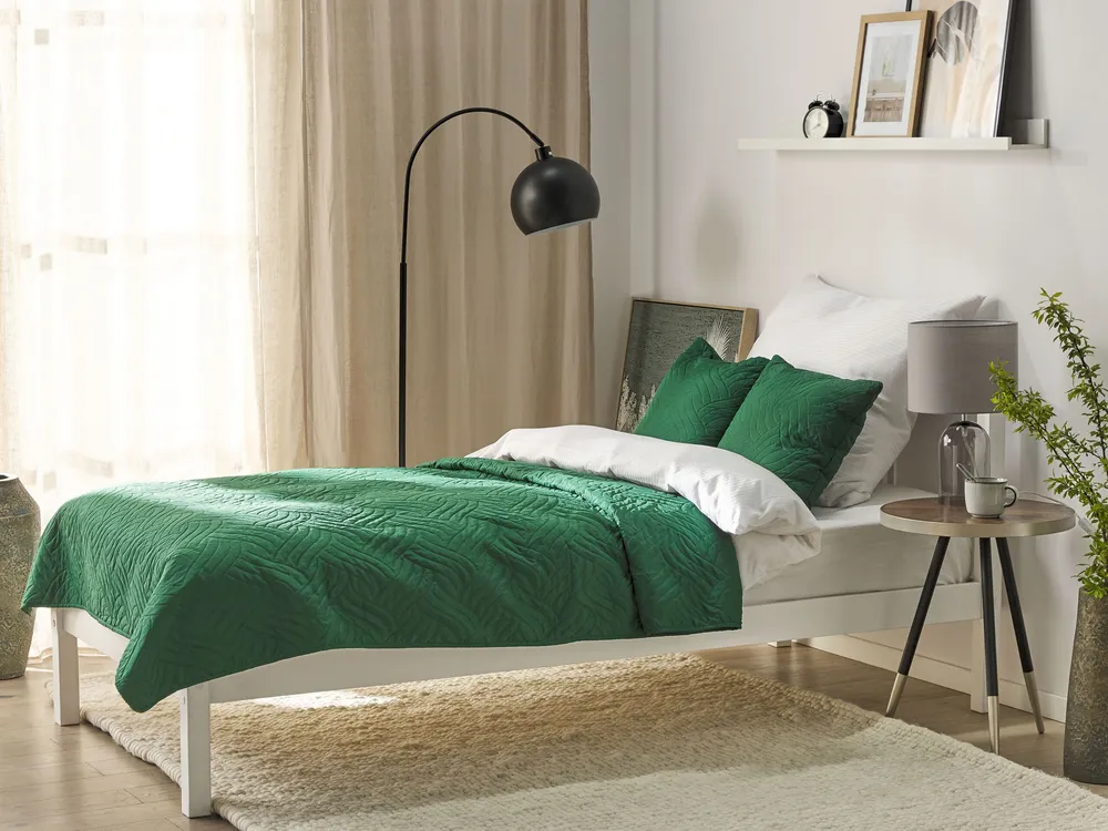 Térmico Regulador Colcha com almofadas BABAK 140 x 210 cm Verde