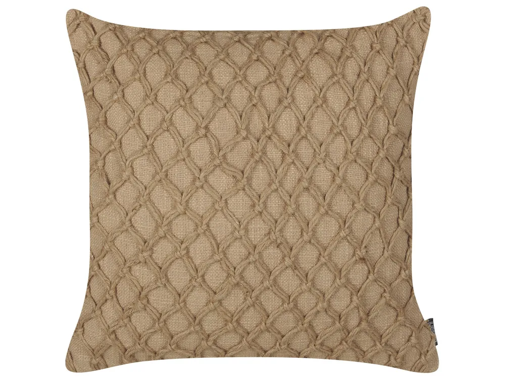 100% algodão Cushion 45 x 45 cm Beige COLLOMIA