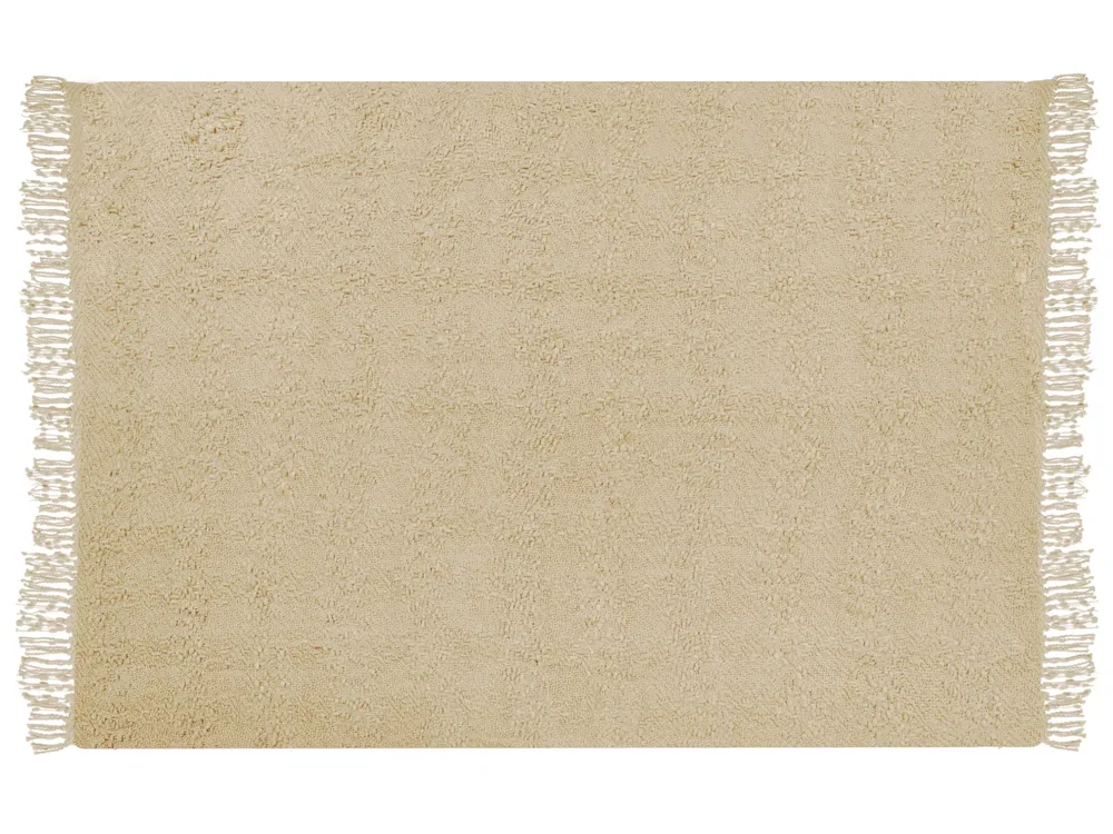 Blanket VELLA Cotton 150 x 200 cm Cor creme