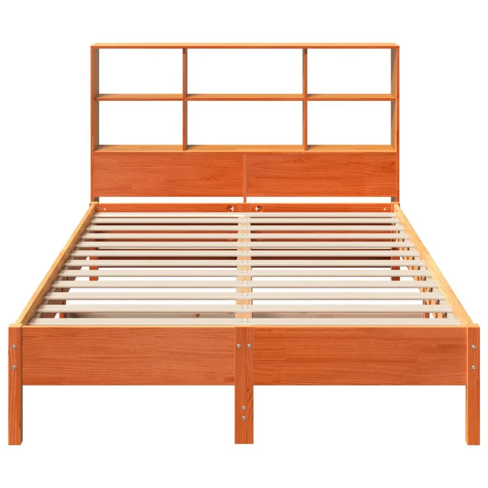 Cama com estante sem colchão 135x190 cm pinho maciço com Bomba Elétrica Inclusa