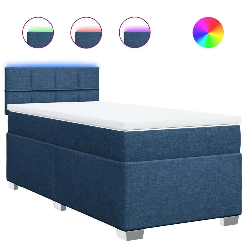 Cama com molasemcolchão 90x200 cm tecido azul para Uso Doméstico e Camping