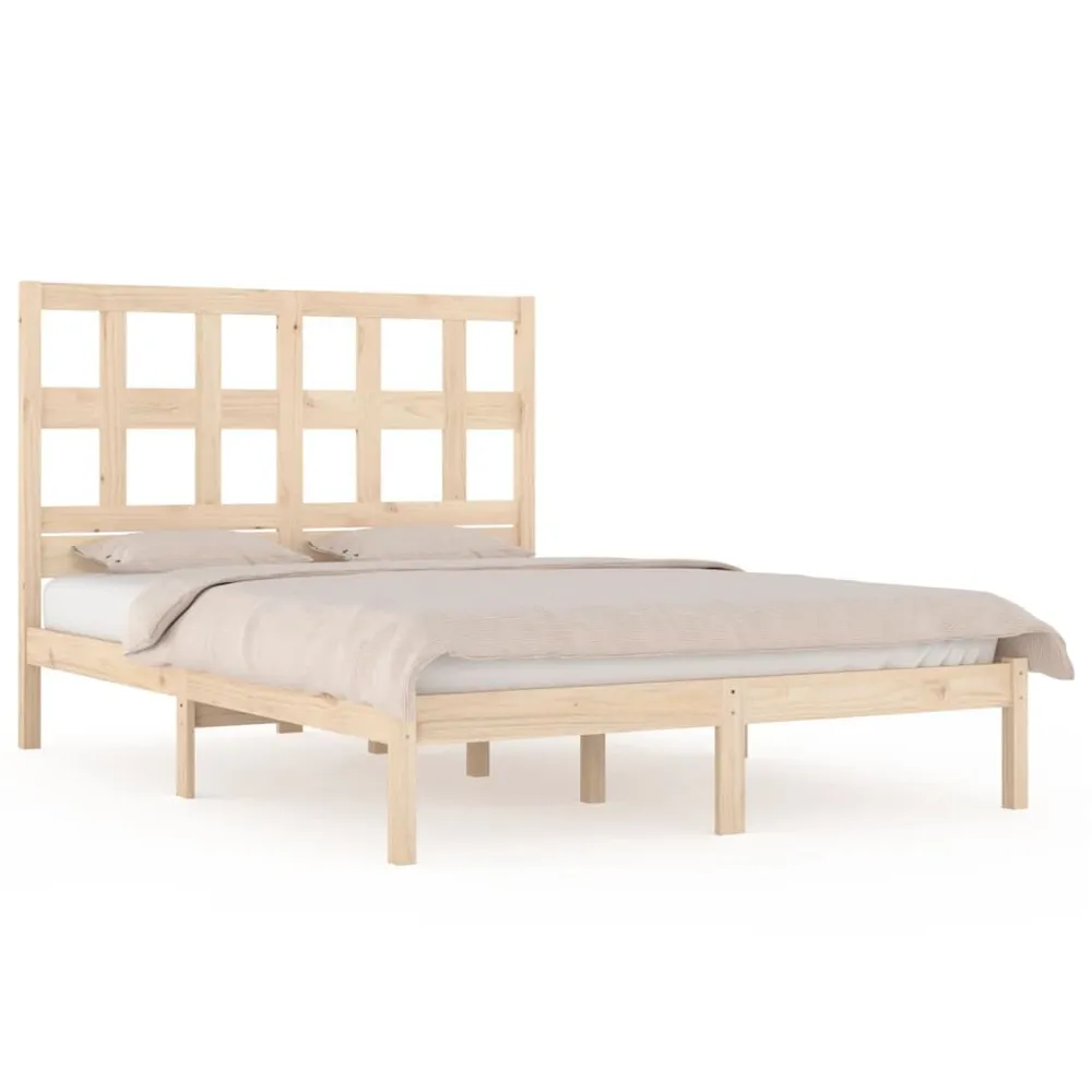 Cama sem colchão 135x190 cm madeira de pinho maciç Altura 20 cm