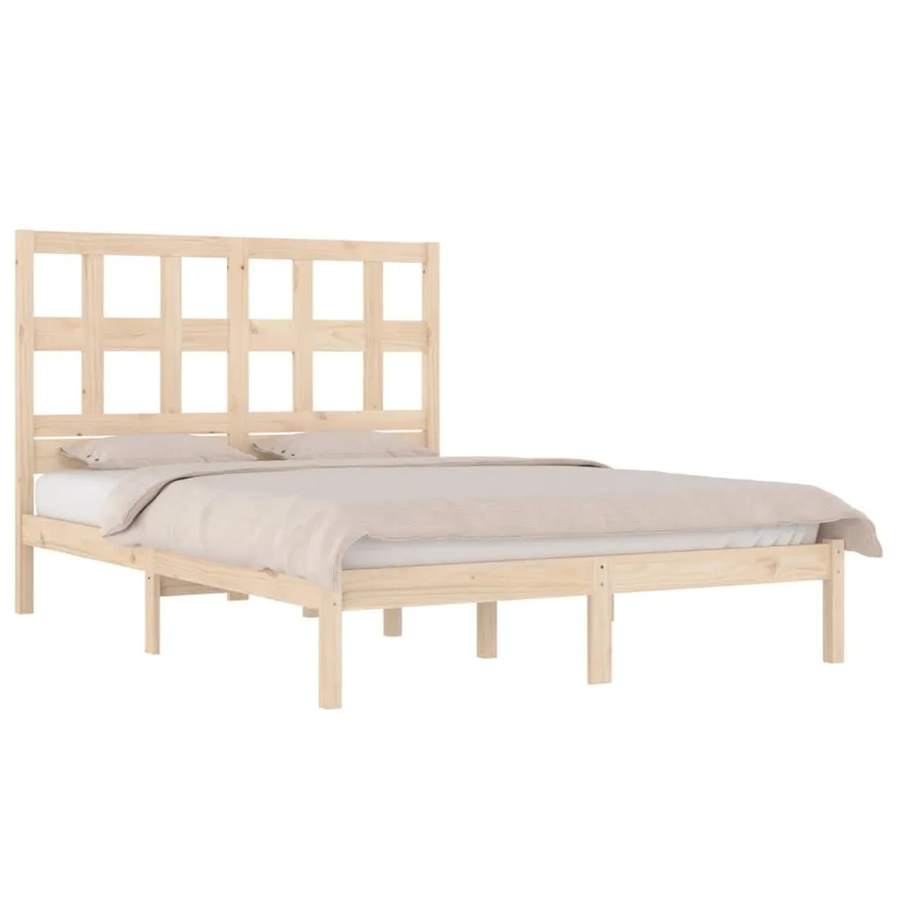 Cama sem colchão 135x190 cm madeira de pinho maciç Altura 20 cm