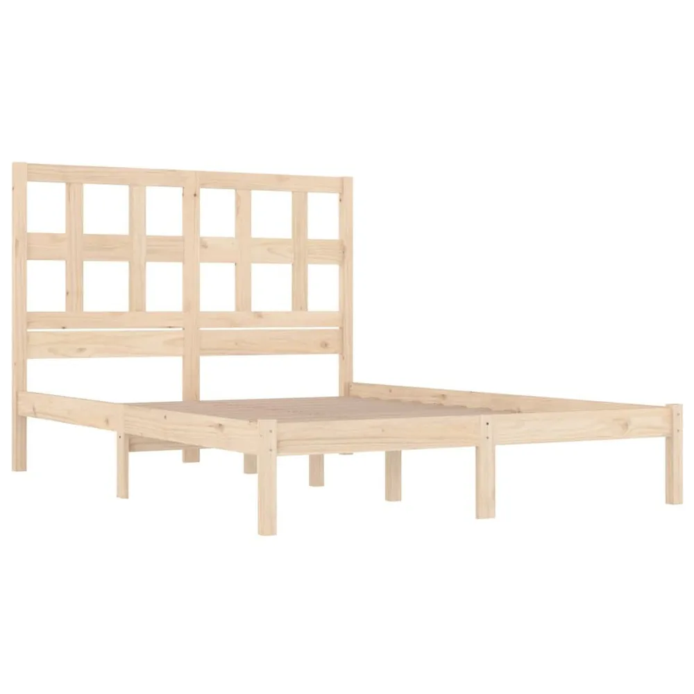 Cama sem colchão 135x190 cm madeira de pinho maciç Altura 20 cm