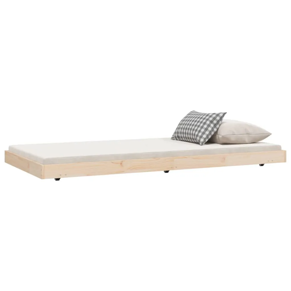 Cama sem colchão 75x190 cm madeira de pinho maciç para Visitas Inesperadas