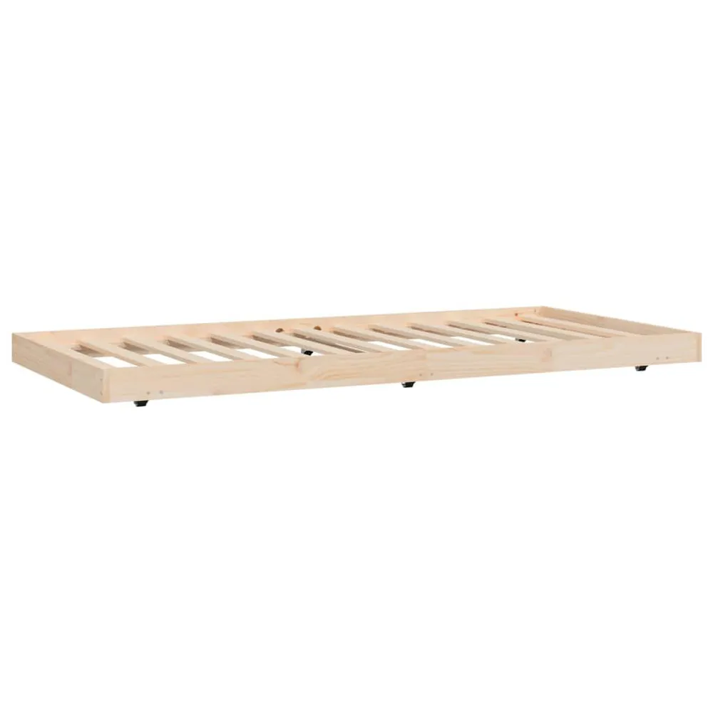 Cama sem colchão 75x190 cm madeira de pinho maciç para Visitas Inesperadas