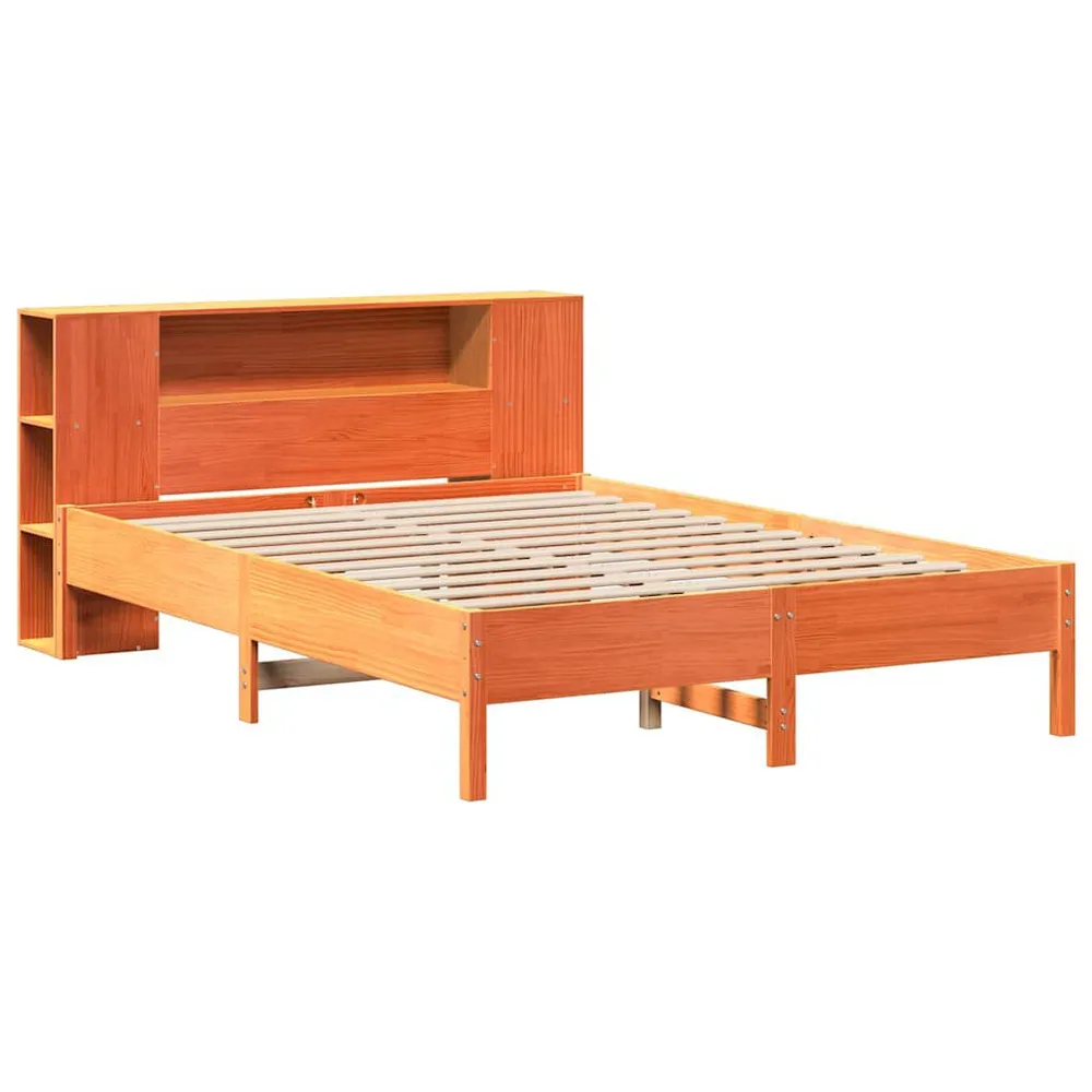 Certificado Anti-Alérgico Cama com estante sem colchão 135x190 cm pinho maciço