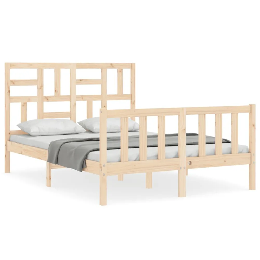 Certificado Anti-Alérgico Cama sem colchão 140x190 cm madeira de pinho maciç