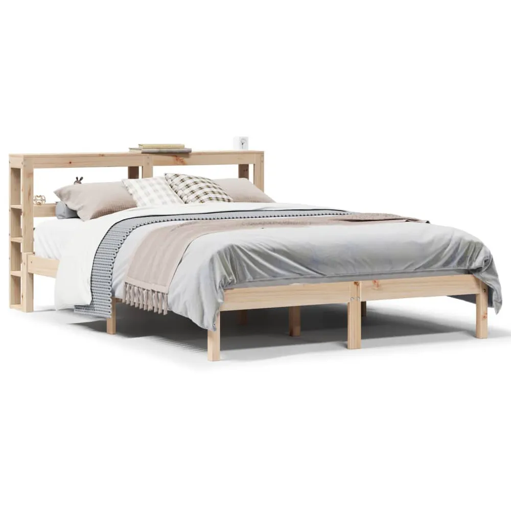 Certificado Anti-Alérgico Cama sem colchão 140x200 cm madeira de pinho maciç