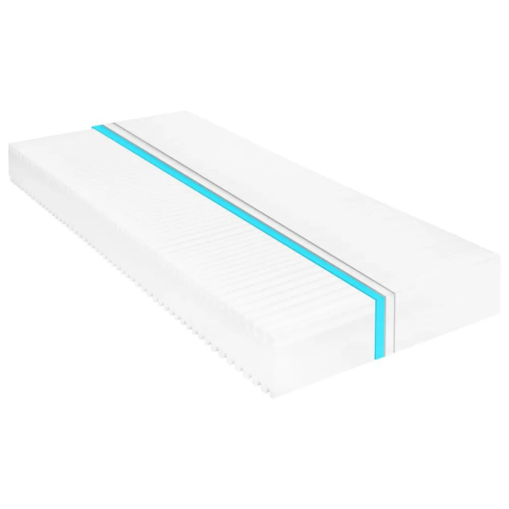 Certificado Anti-Alérgico Colchão 90x200 cm 7 zonas espuma PU 16 cm H2 H3